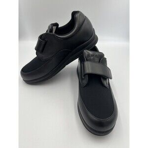 PW Minor Pleasure Strap Shoes Womens 7.5M Black Orthopedic Comfort Walking